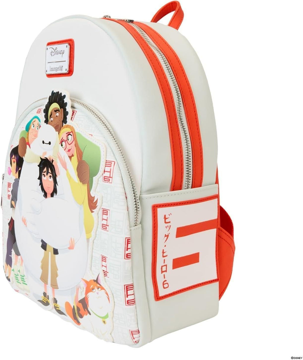 Loungefly Disney Big Hero 6 - 10th Anniversary Baymax Gang Mini Backpack