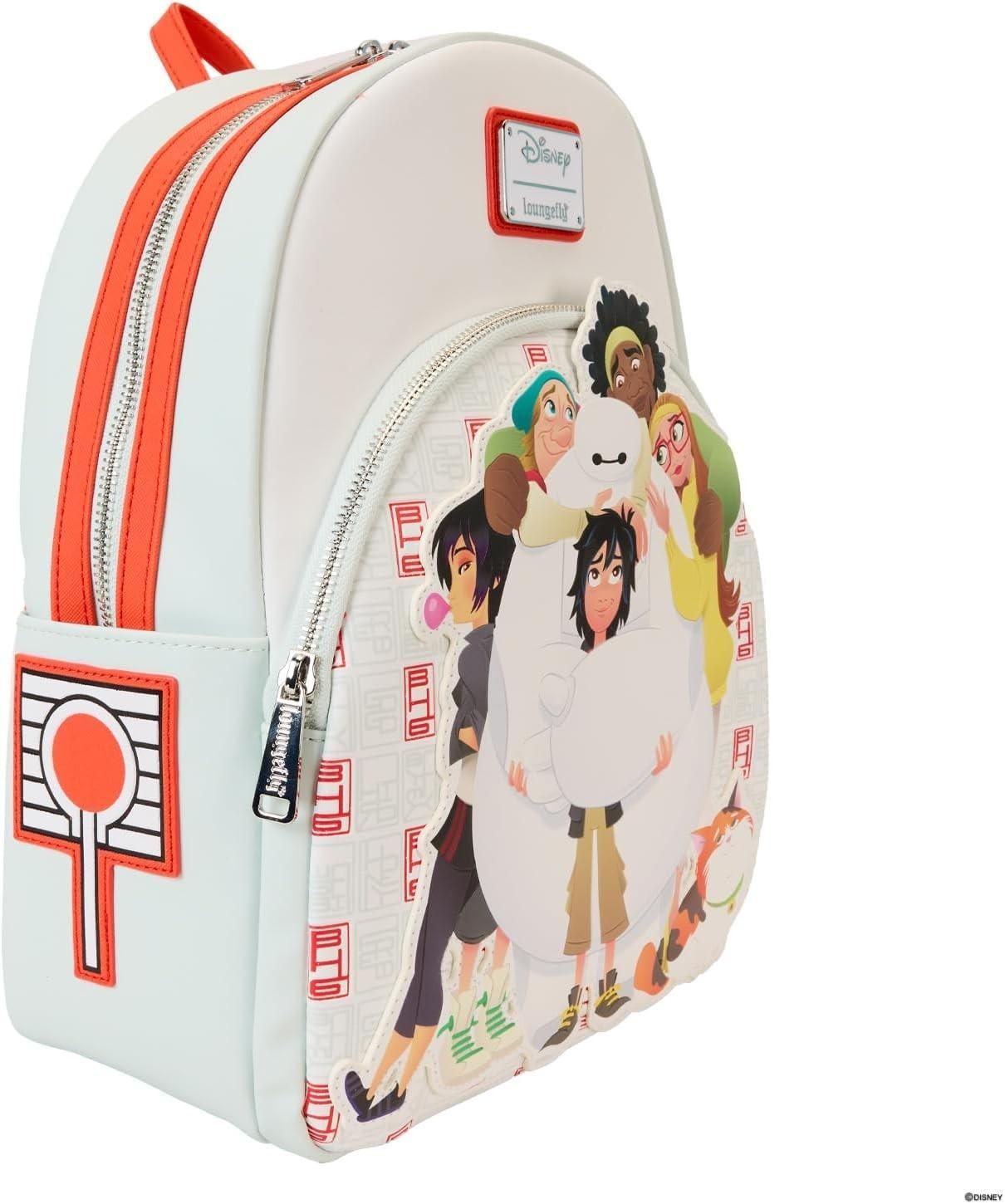 Loungefly Disney Big Hero 6 - 10th Anniversary Baymax Gang Mini Backpack
