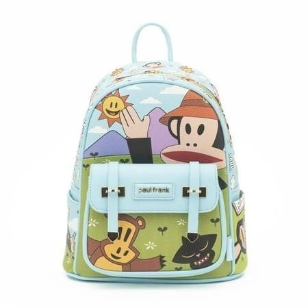 Paul Frank WondaPop 11  Vegan Leather Fashion Mini Backpack