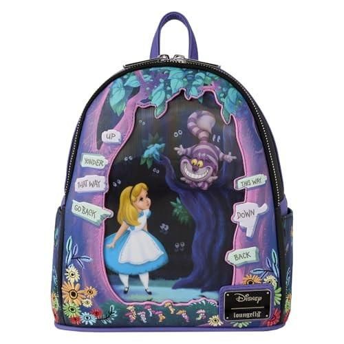 Alice in Wonderland Backpack- Female- LOUNGEFLY- School Bags- Multicolor- ONE SIZE- Kids