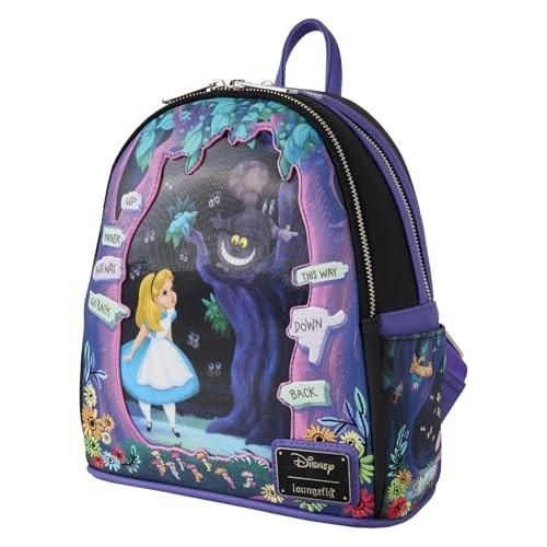 Alice in Wonderland Backpack- Female- LOUNGEFLY- School Bags- Multicolor- ONE SIZE- Kids