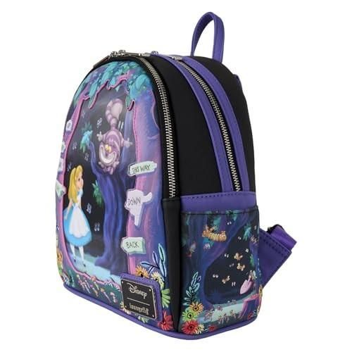 Alice in Wonderland Backpack- Female- LOUNGEFLY- School Bags- Multicolor- ONE SIZE- Kids