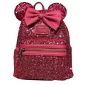Disney Loungefly Backpack - Minnie Mouse Sequin - Bright Pink
