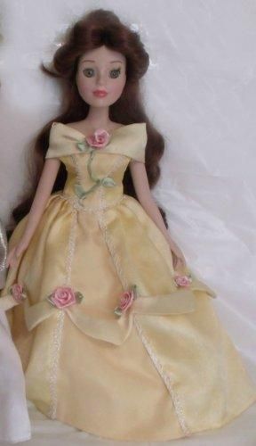 2002 Disney Princess BELLE 16" Porcelain Keepsake Doll