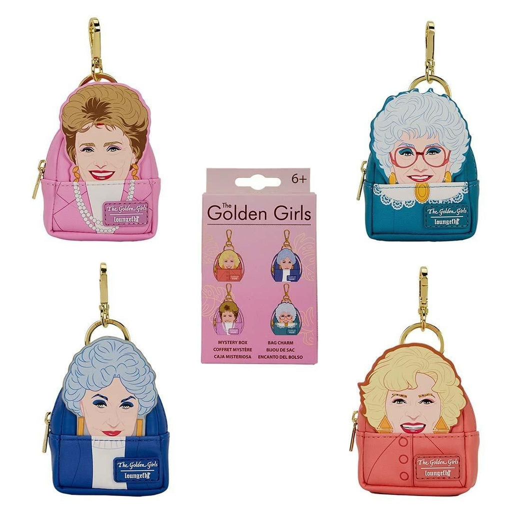 Loungefly Confirmed Blanch ABC The Golden Girls Mystery Mini Backpack Keychain Charm