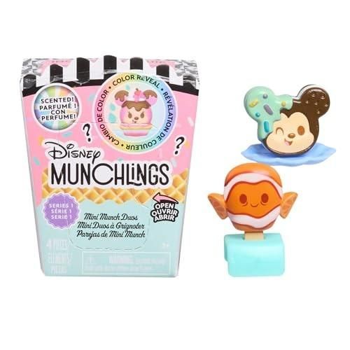 Disney Munchlings Mini Munch Duos  1-inch Figurines< Kids Ages 3 and up