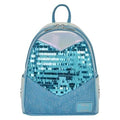 Loungefly Frozen Elsa Glitter Sequin Cosplay Mini Backpack