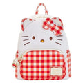 Hello Kitty 885498 Sanrio Gingham Cosplay Mini Backpack by Loungefly