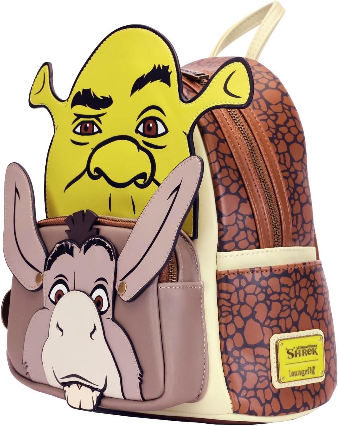 Loungefly Exclusive Shrek and Donkey Mini Backpack