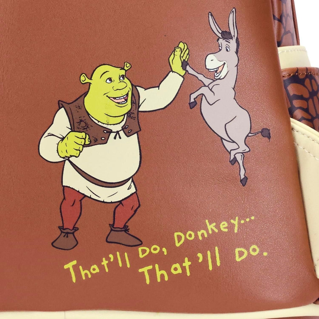 Loungefly Exclusive Shrek and Donkey Mini Backpack