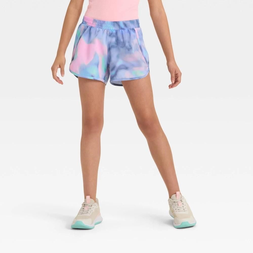 Girls' Run Shorts - All in Motion™ Blue XL