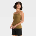 Women's Slim Fit Ribbed Cami - a New Day™ Brown XL