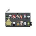 Loungefly X Nightmare Before Christmas Chibi Characters Zippered Pouch (Black One Size)