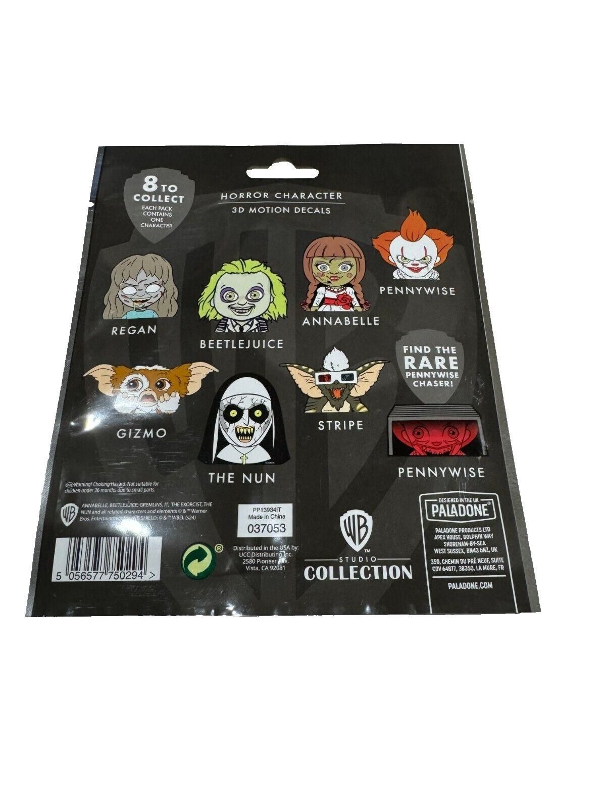 Paladone Horror 3D Motion Decals in Blind Bag