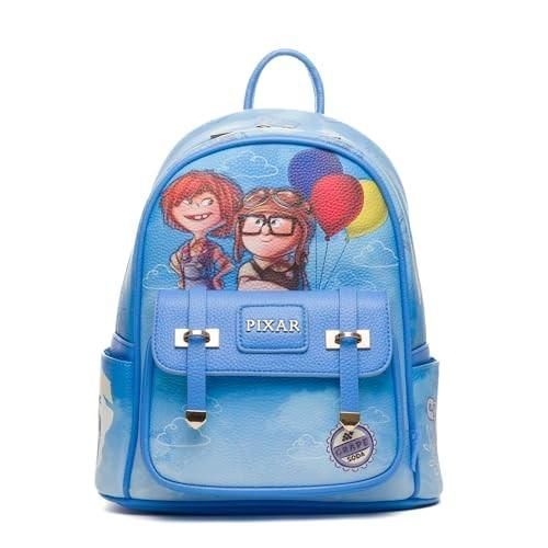 Wondapop Disney Pixar up Carl and Ellie 11" Vegan Leather Mini Backpack