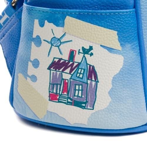 Wondapop Disney Pixar up Carl and Ellie 11" Vegan Leather Mini Backpack
