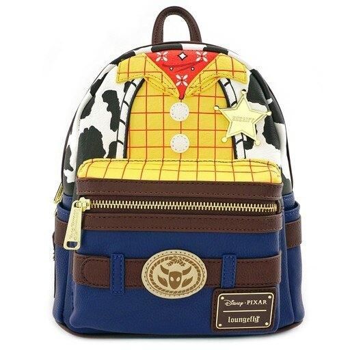 Loungefly NWT X Disney Pixar Toy Story 4 Woody Faux-Leather Mini Backpack One Size Multicoloured