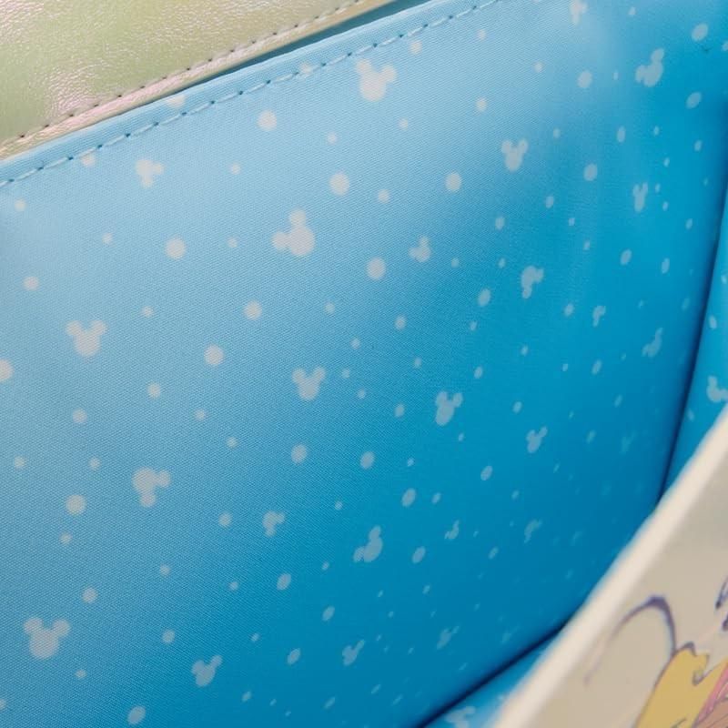 Loungefly NWT Disney Mickey and Friends Winter Wonderland Crossbody Bag Multi