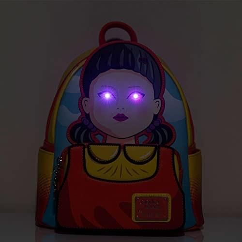 Loungefly NWT Netflix Squid Game Light up Singing Young Hee Cosplay Mini Backpack