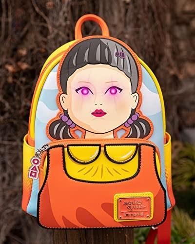 Loungefly NWT Netflix Squid Game Light up Singing Young Hee Cosplay Mini Backpack