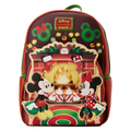 Mickey Minnie Mouse NWT Hot Cocoa Fireplace Mini Backpack