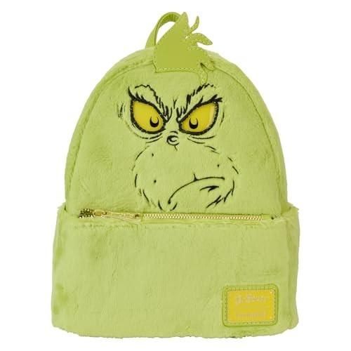 Loungefly NWT Dr Seuss Plush Grinch Light up Cosplay Mini Backpack