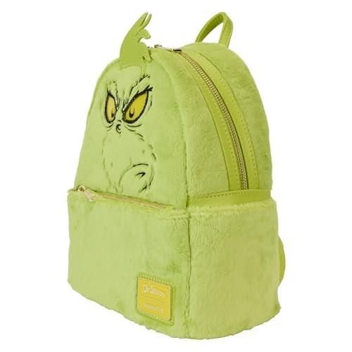 Loungefly NWT Dr Seuss Plush Grinch Light up Cosplay Mini Backpack