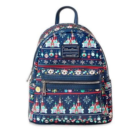 Disney Parks NWT  Mickey and Minnie Holiday Christmas Mini Backpack New with Tag