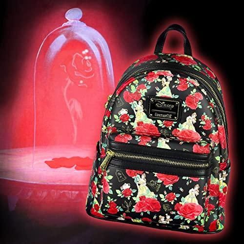 NWT Disney Beauty and the Beast Belle Roses Mini Backpack