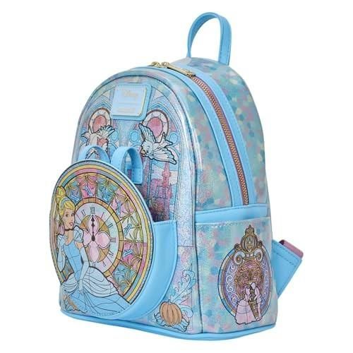 Loungefly Disney Princess Stained Glass Collection: Cinderella Mini-Backpack, Amazon Exclusive