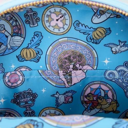 Loungefly Disney Princess Stained Glass Collection: Cinderella Mini-Backpack, Amazon Exclusive