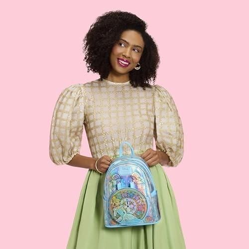 Loungefly Disney Princess Stained Glass Collection: Cinderella Mini-Backpack, Amazon Exclusive