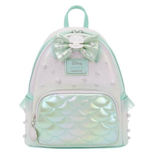 Loungefly the Little Mermaid Iridescent Pearl Mini Backpack