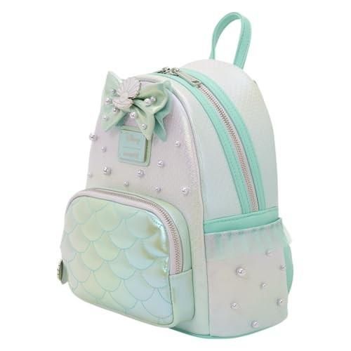 Loungefly the Little Mermaid Iridescent Pearl Mini Backpack