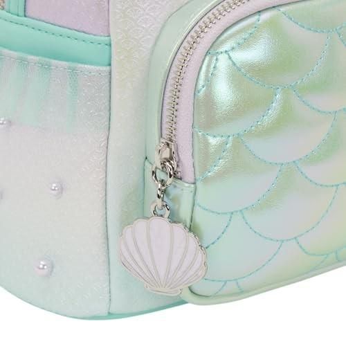 Loungefly the Little Mermaid Iridescent Pearl Mini Backpack