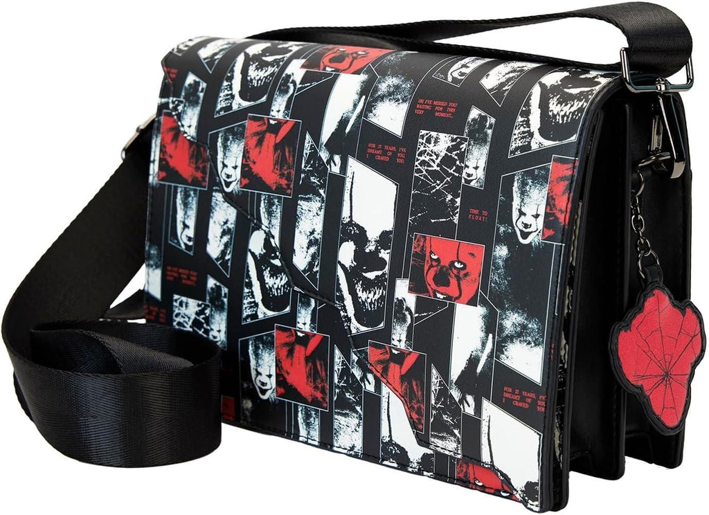 I Heart Horror IT Pennywise Womens Sling/Crossbody Bag 9.5x6in