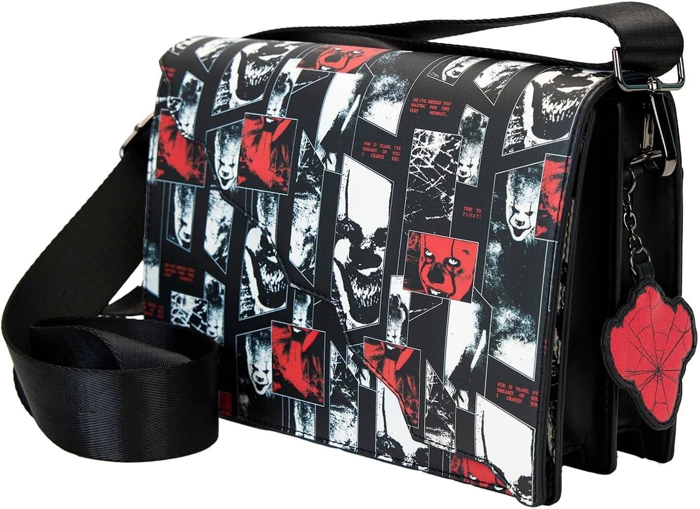 I Heart Horror IT Pennywise Womens Sling/Crossbody Bag 9.5x6in