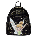 Loungefly Disney: Tinker Bell - Pixie Dust - Velvet Mini Backpack - Great for Kids & Adults - Collectible Bags