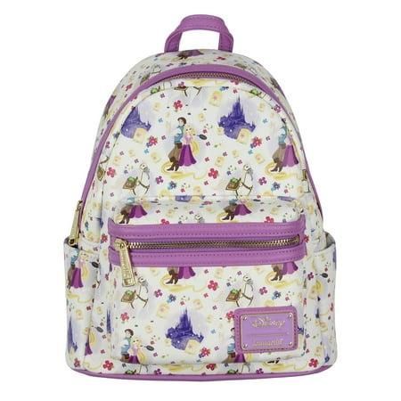 Loungefly Disney Tangled Rapunzel Flynn Ryder and Maximus Mini Backpack