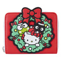 Loungefly Sanrio Winter Wonderland Zip Around Wallet Red