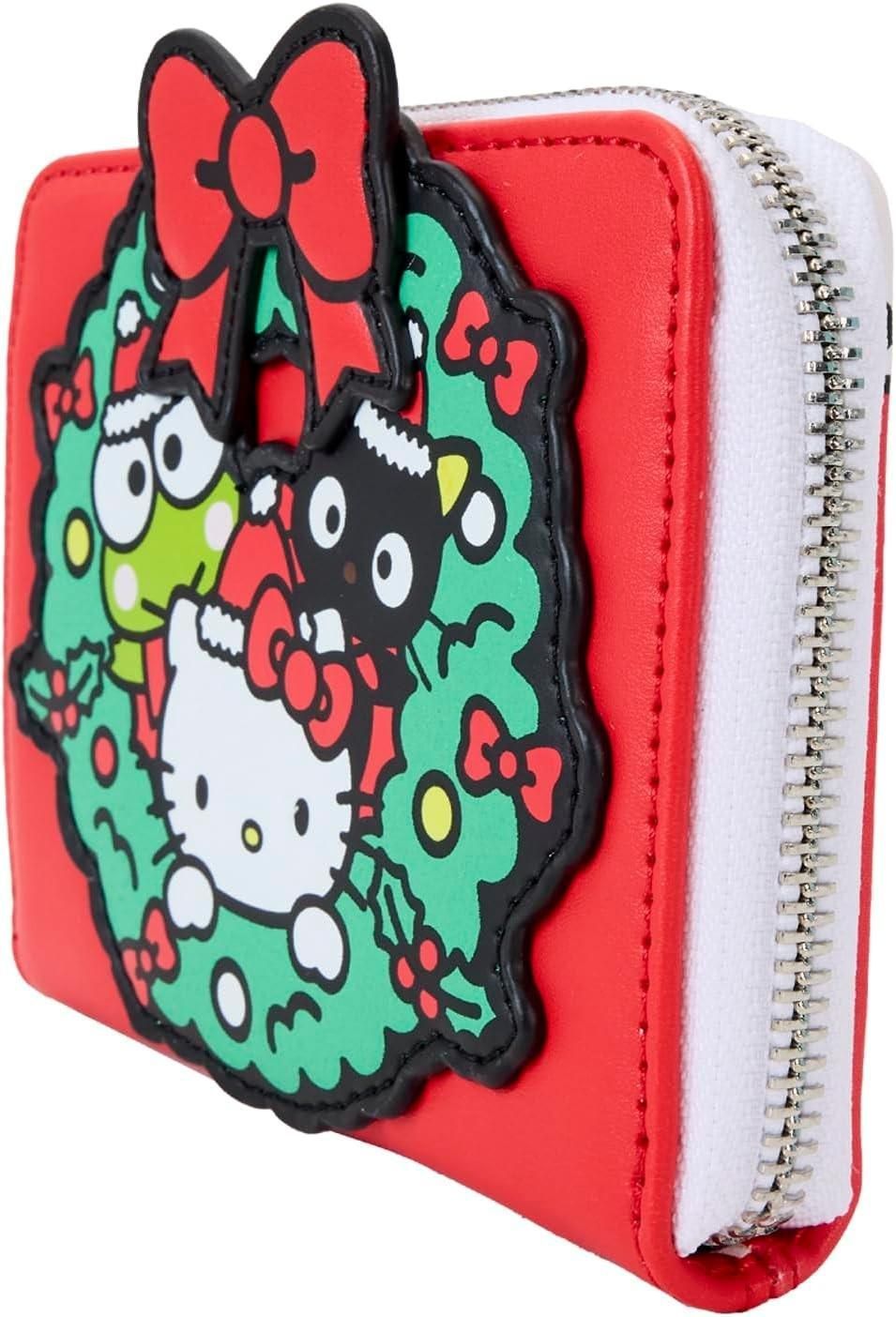 Loungefly Sanrio Winter Wonderland Zip Around Wallet Red