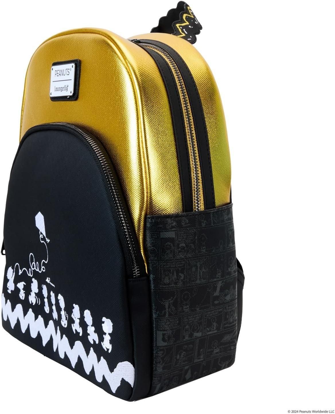 Loungefly Peanuts 75th Anniversary Mini Backpack 10 Inch Faux Leather Mini Backpack