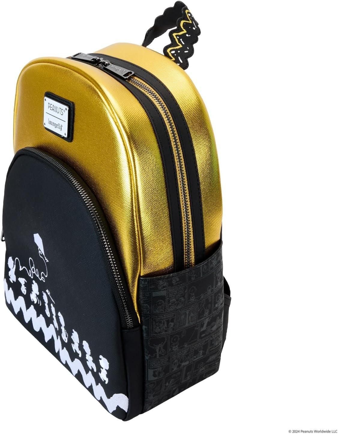 Loungefly Peanuts 75th Anniversary Mini Backpack 10 Inch Faux Leather Mini Backpack