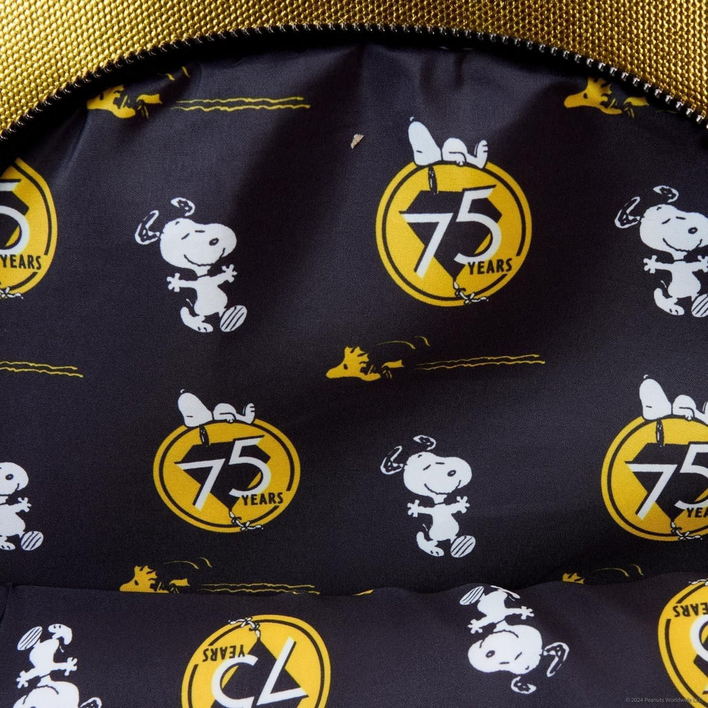 Loungefly Peanuts 75th Anniversary Mini Backpack 10 Inch Faux Leather Mini Backpack