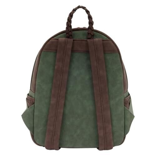 Loungefly Peanuts: Spike - Desert Mini Backpack with Braided Top Handle - Adjustable Shoulder Straps - Collectible Bags
