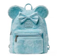 Theme Park Merchandise WDW Dis Parks Lounge LF Fuzzy Blue Minnie Backpack Sparkle