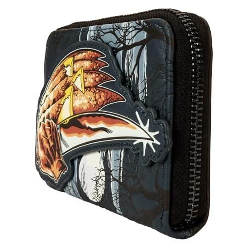 Loungefly Halloween Michael Myers Jack-O'-Lantern Glow Zip Around Wallet