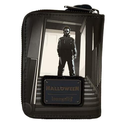 Loungefly Halloween Michael Myers Jack-O'-Lantern Glow Zip Around Wallet