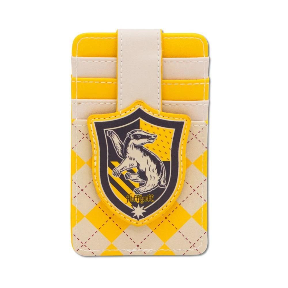 Buckle-Down Harry Potter Hufflepuff Crest Tan/Yellow Wallet ID Card Holder