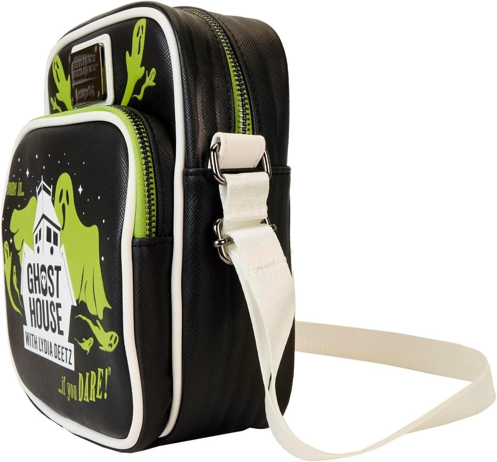 Loungefly Warner Bros Beetlejuice 2 Crossbody Bag Black/Charcoal